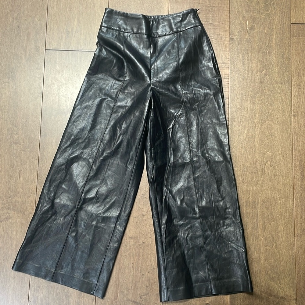 Vegan leather pants